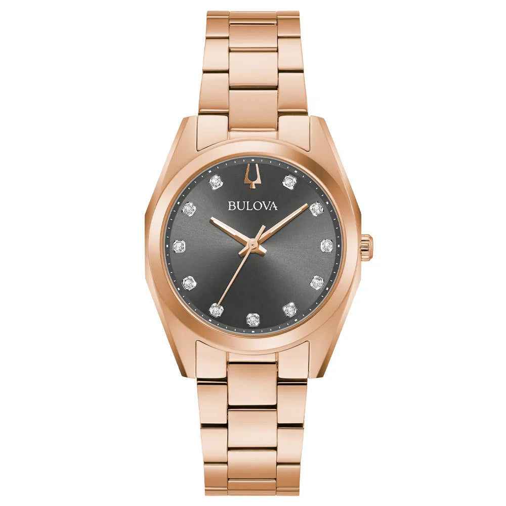 Bulova rose gold popular watches for women