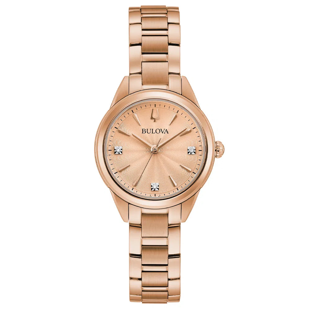 Rel gio Feminino Bulova Sutton A o Ros 97P151