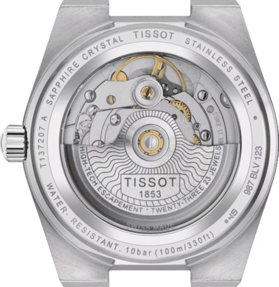 Rel gio Tissot PRX POWERMATIC 80 Preto 35mm Pendulum Relojoaria