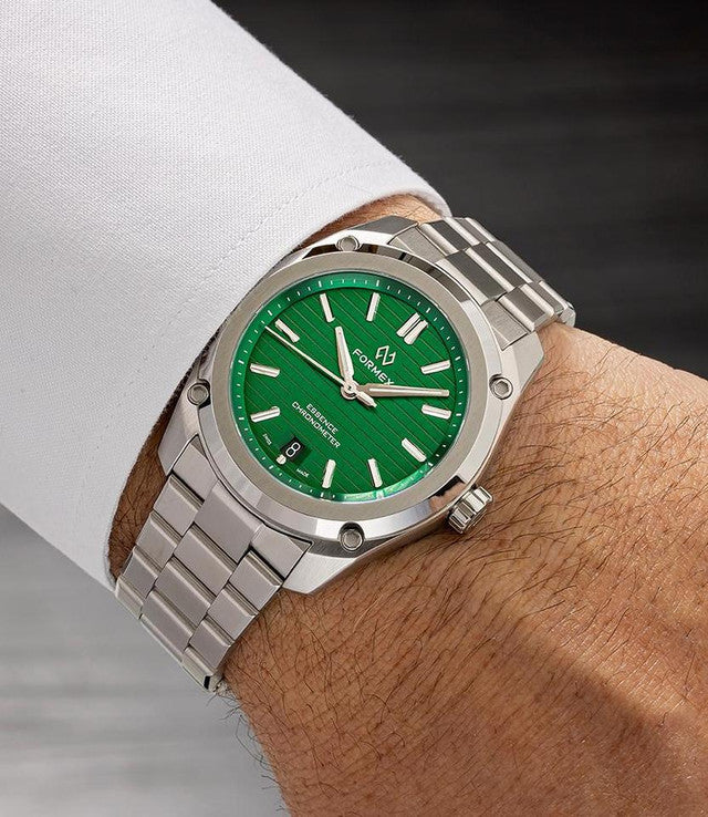 Relógio Formex ESSENCE ThirtyNine Automático Chronometer Green 39mm 0333.1.6600.710