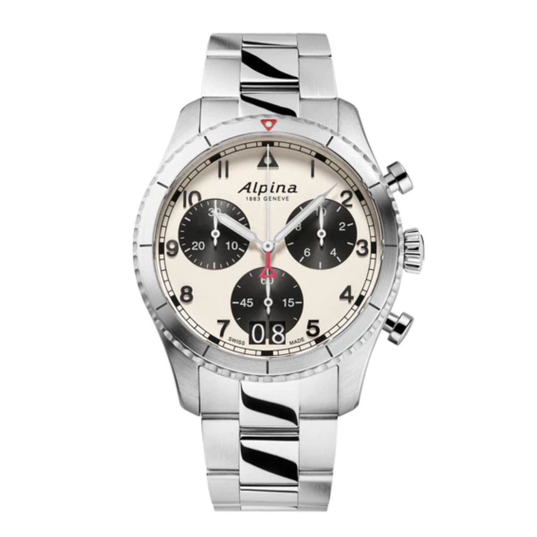 Relógio Alpina Startimer Pilot AL-372WB4S26B - Quartzo - 41mm