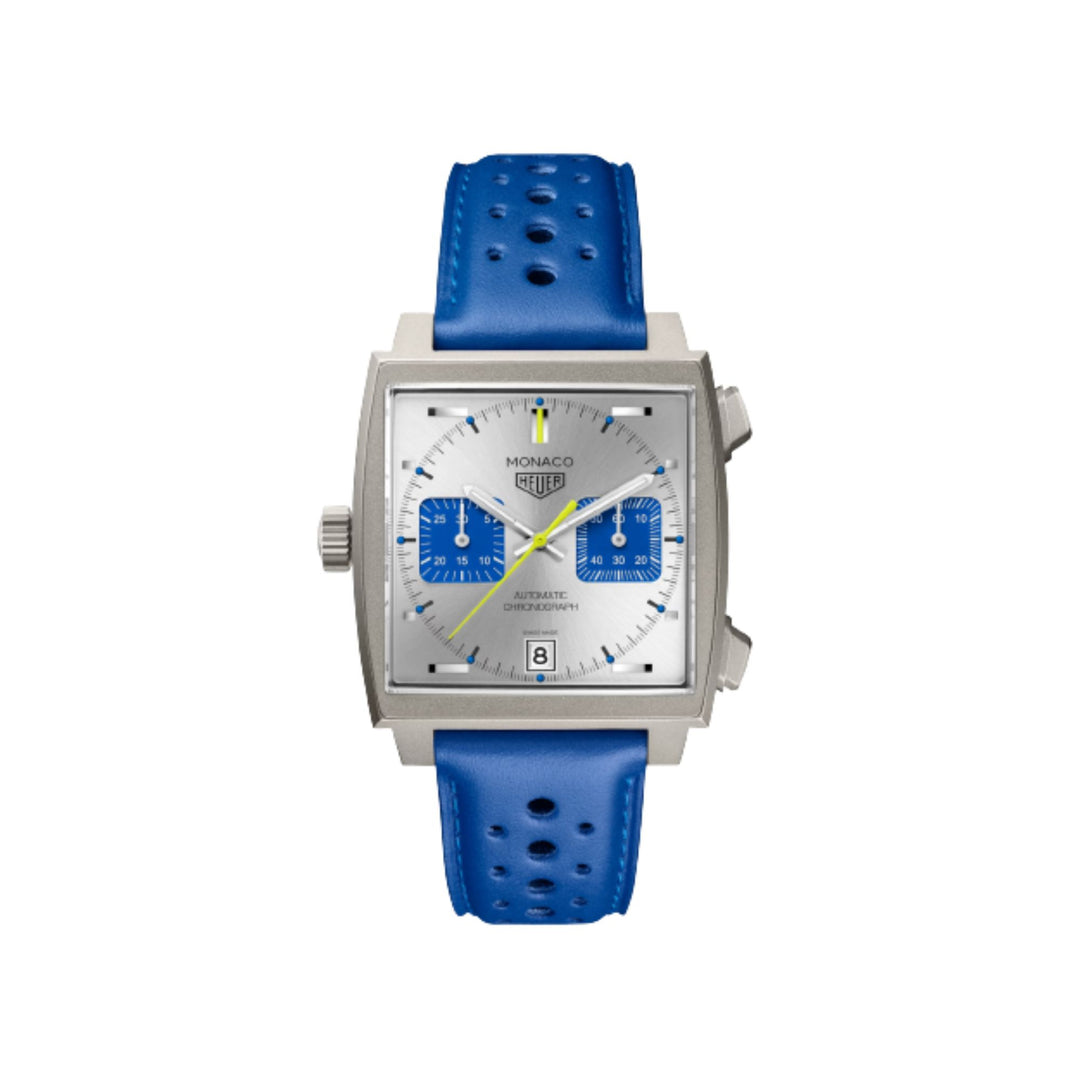 Relógio TAG Heuer Mônaco Corrida Azul CAW218C.FC6548 - Automático 39mm