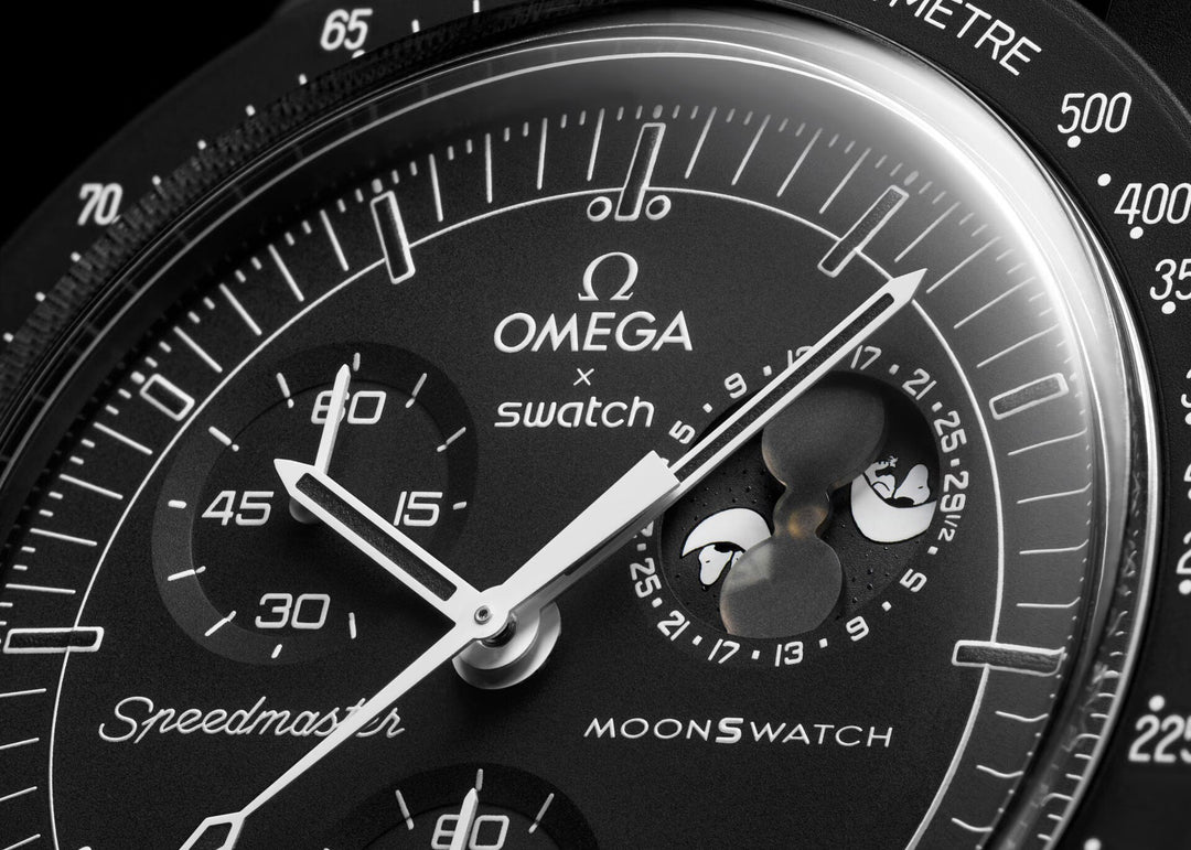 Omega x Swatch - Mission to the Moonphase NEW MOON + Snoopy