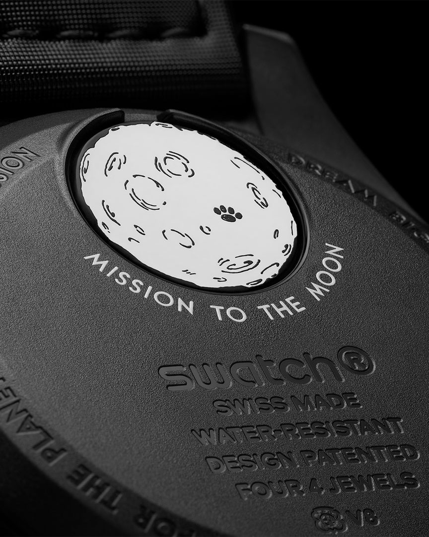 Omega x Swatch - Mission to the Moonphase NEW MOON + Snoopy