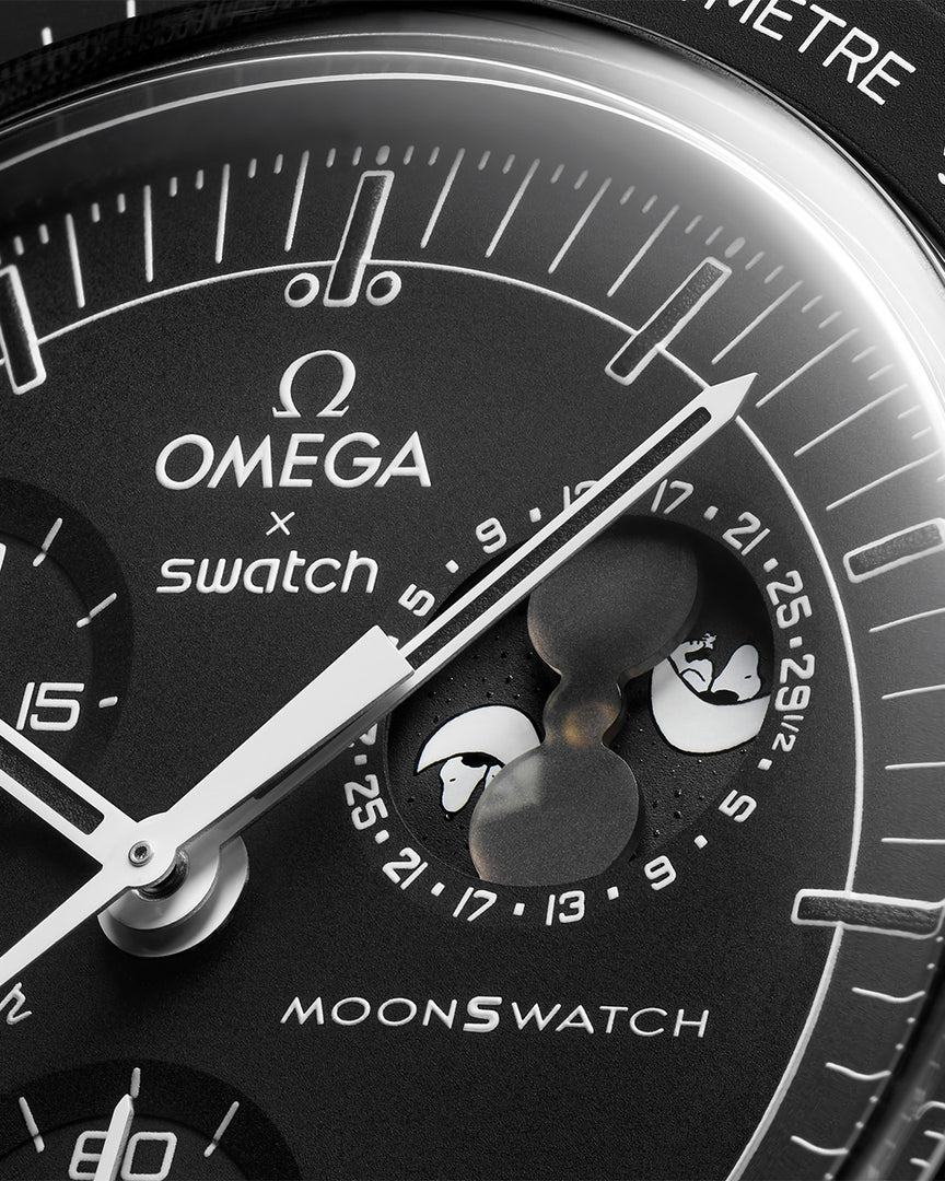 Omega x Swatch - Mission to the Moonphase NEW MOON + Snoopy