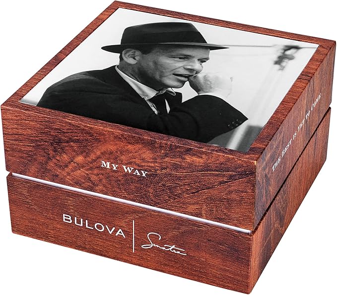 Relógio Bulova Frank Sinatra "Fly Me To The Moon" Automático 96B348