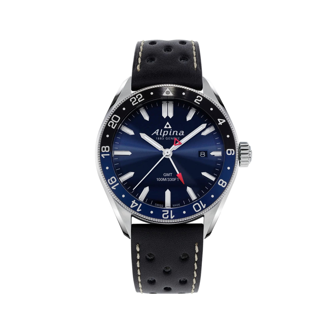 Relógio Alpina Alpiner GMT AL-247NB4E6 - Quartzo- 41mm - Pendulum Relojoaria