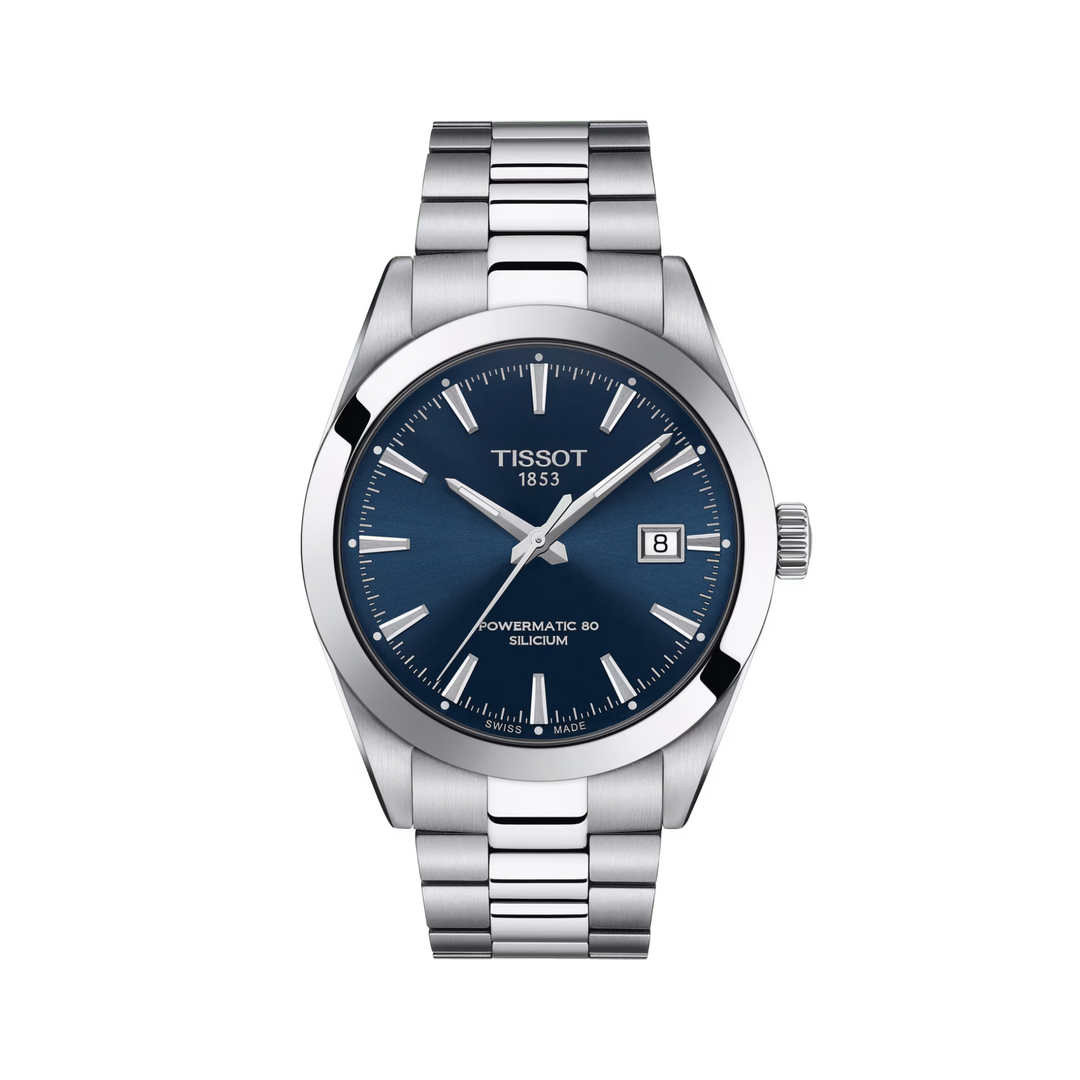 Rel gio Tissot GENTLEMAN POWERMATIC 80 SILICIUM Azul Autom tico