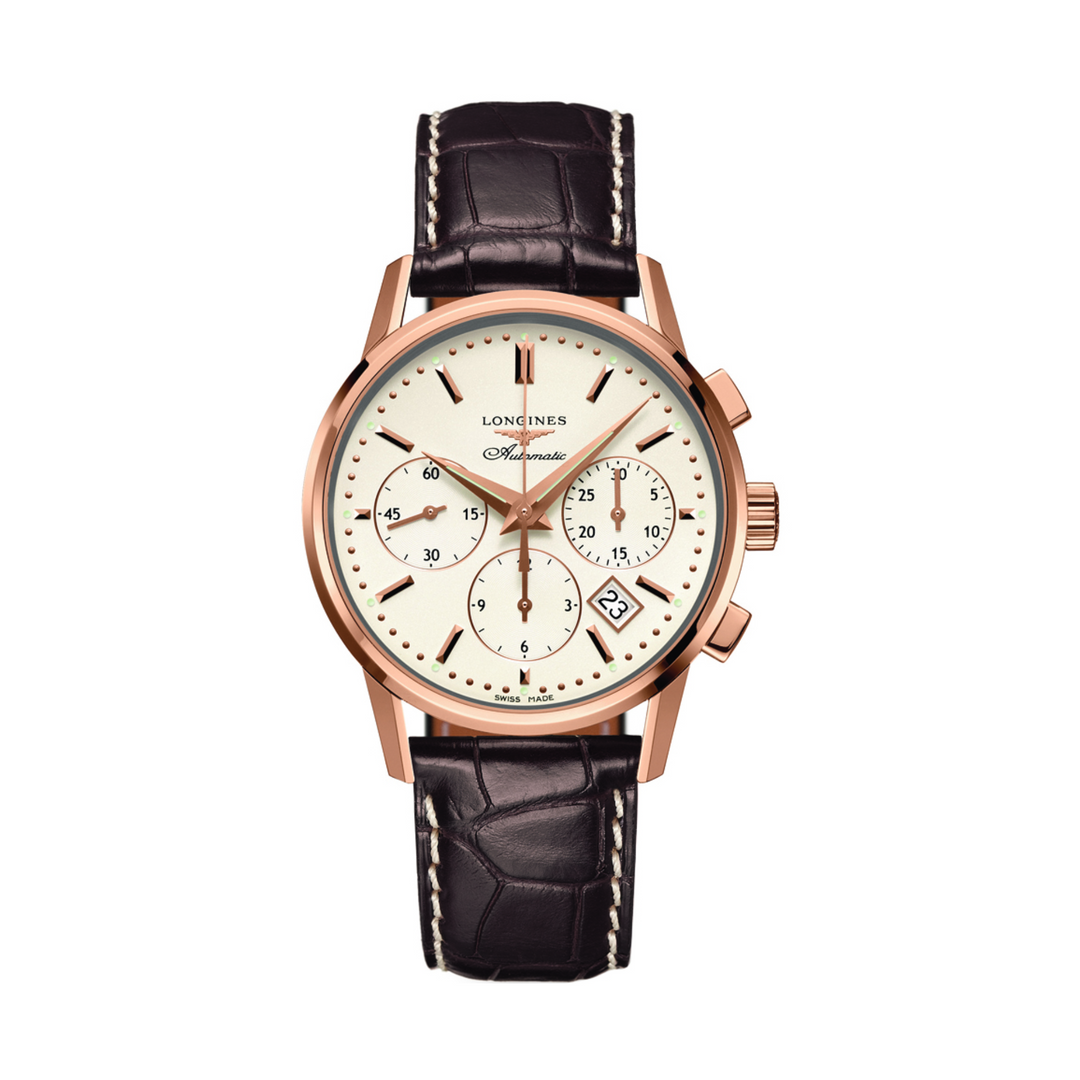 Relógio Longines COLUMN-WHEEL CHRONOGRAPH L2.749.8.72.2 - Automático 40mm