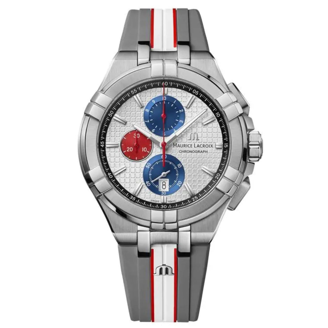 Relógio Maurice Lacroix AIKON Mahindra Racing AI1018-TT031-130-2 - Quartzo - 44mm