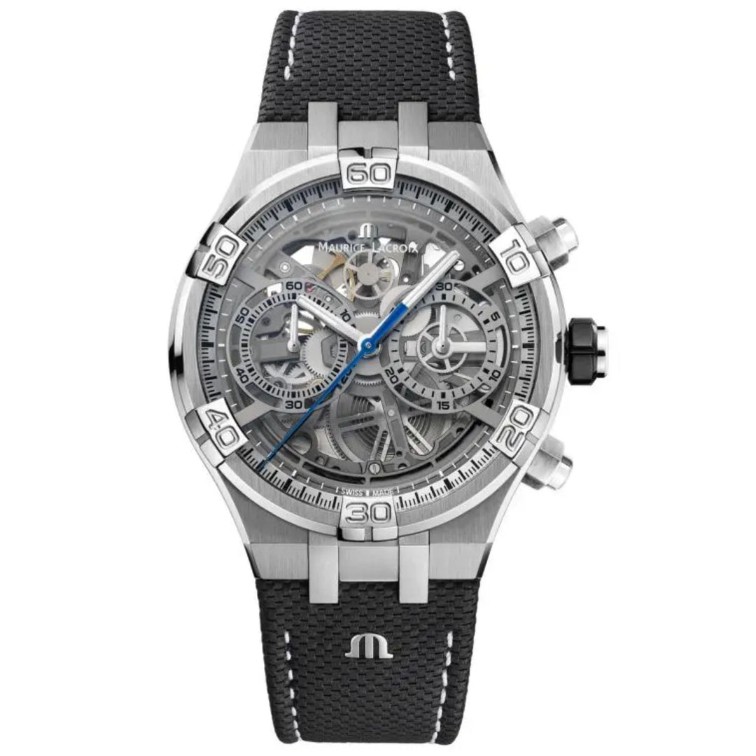 Relógio Maurice Lacroix AIKON Skeleton AI6098-SS001-090-1 - Automático - 44mm