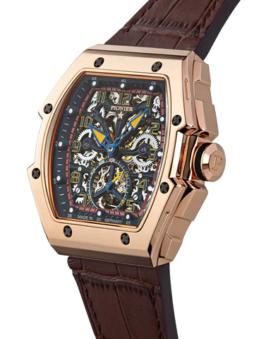 Relógio Tufina MILANO PIONIER GM-519-5 ROSE - Automático 46x48mm