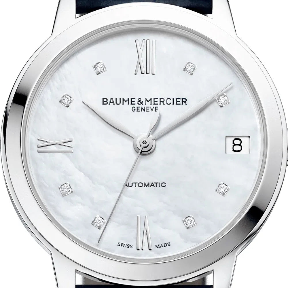 Relógio Feminino Baume & Mercier Couro Azul M0A10545 03 ATM