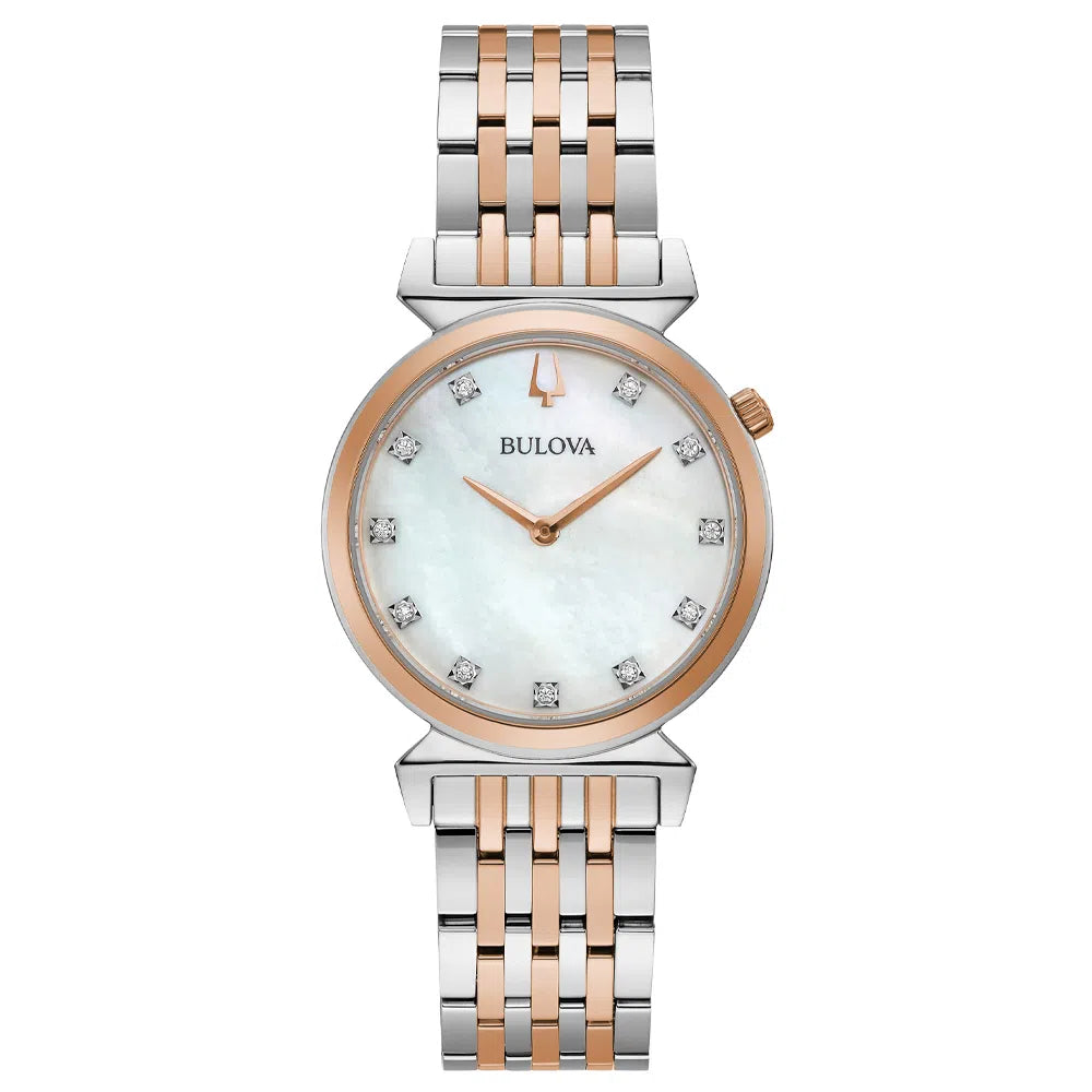 Relógio Feminino Bulova Regatta Aço Rosé 98P192