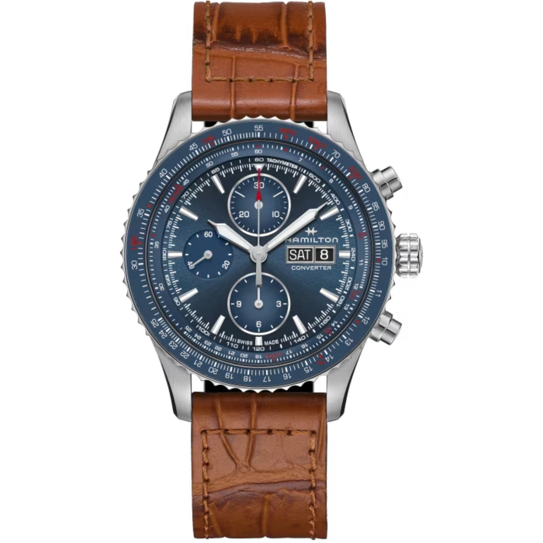 Relógio Hamilton khaki Aviation CONVERTER AUTO CHRONO - H76746540 - Automático 44mm