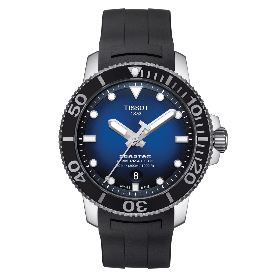 Rel gio Tissot Seastar 1000 Powermatic 80 Ocean Blue T120.407.17.041.00