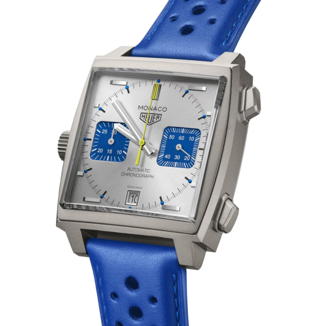 Relógio TAG Heuer Mônaco Corrida Azul CAW218C.FC6548 - Automático 39mm