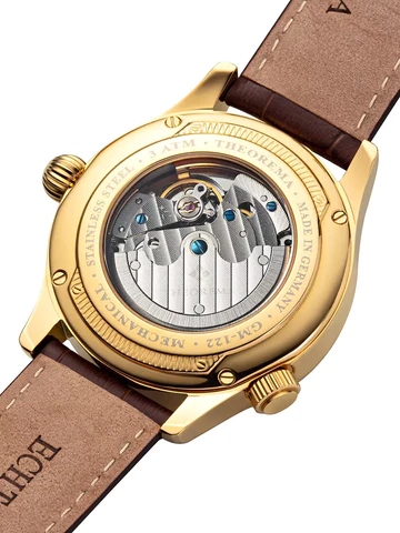 Relógio Tufina PARAGON CALENDAR THEOREMA GM-122-4 GOLD - Automático 43mm