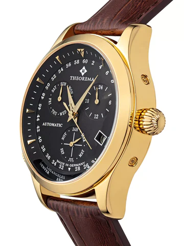 Relógio Tufina PARAGON CALENDAR THEOREMA GM-122-4 GOLD - Automático 43mm