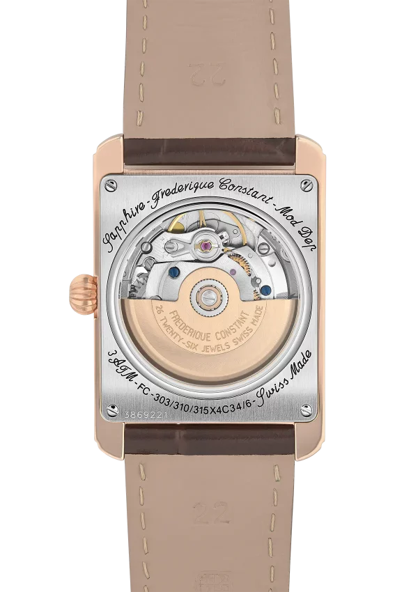 Relógio Frederique Constant CLASSICS CARREE HEART BEAT AUTOMATIC FC-311S4C4