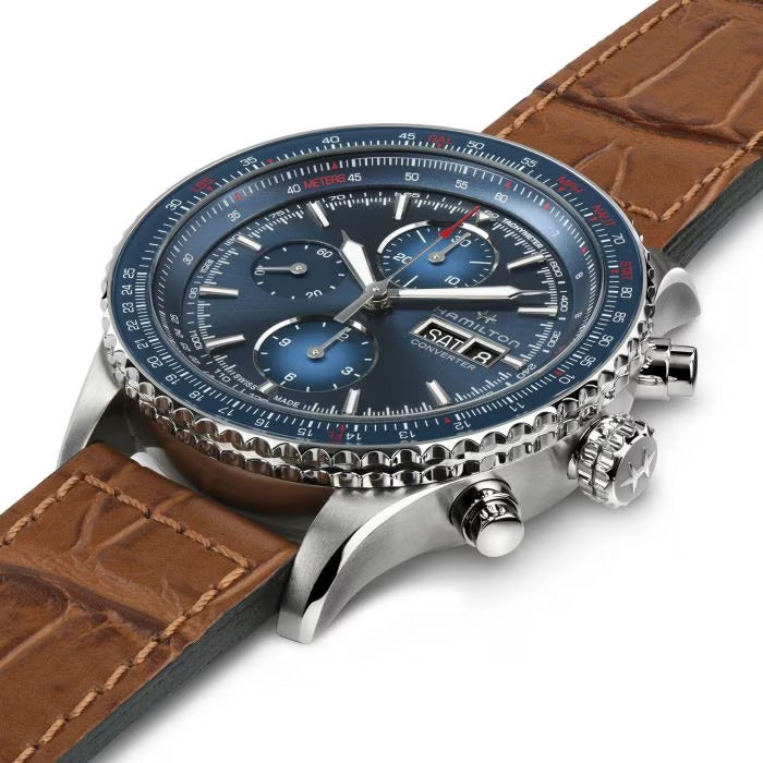 Relógio Hamilton khaki Aviation CONVERTER AUTO CHRONO - H76746540 - Automático 44mm