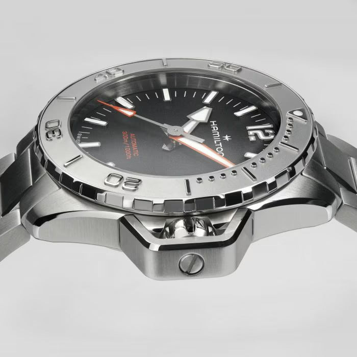 Relógio Hamilton Khaki Navy FROGMAN AUTO - H77485130 - Automático 41mm