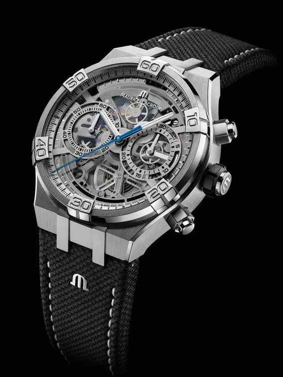 Relógio Maurice Lacroix AIKON Skeleton AI6098-SS001-090-1 - Automático - 44mm