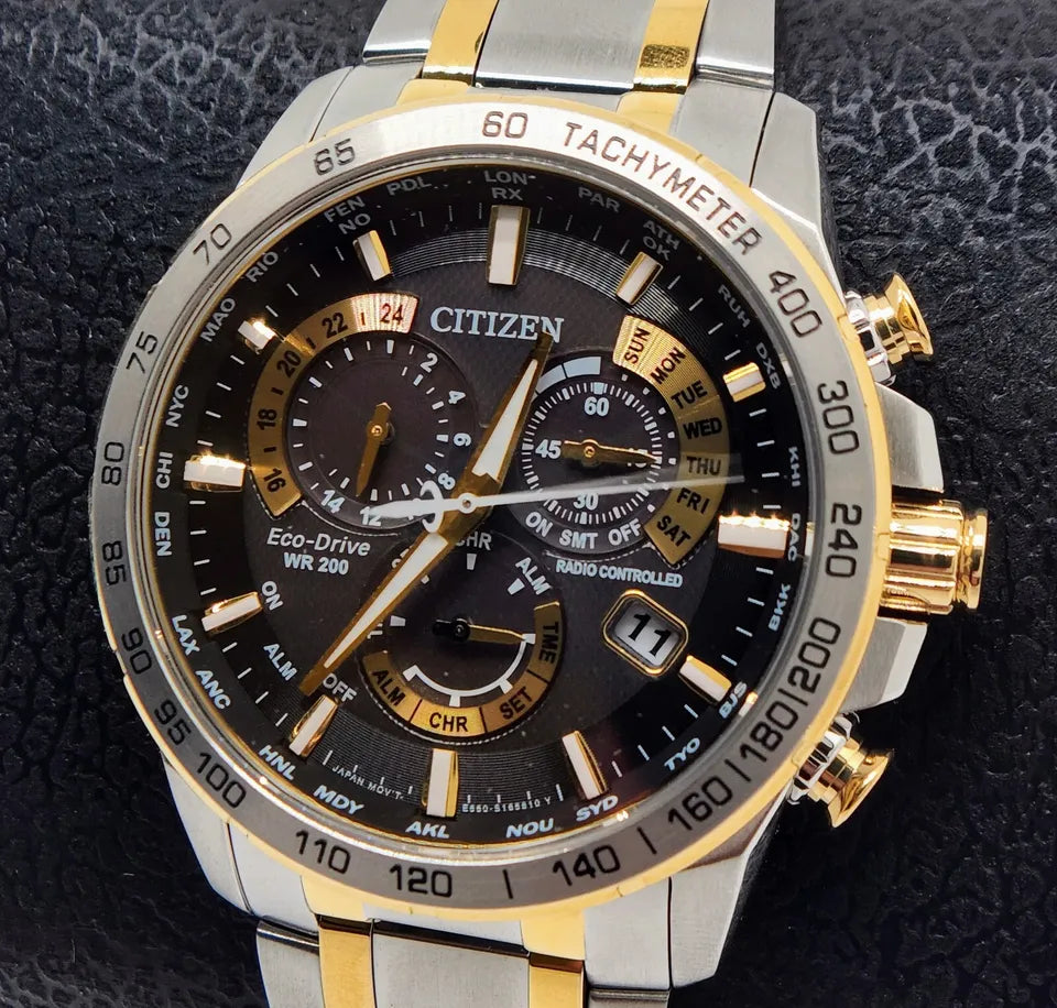 Relógio Citizen Perpetual Chrono A-T Watch CB5894-50E