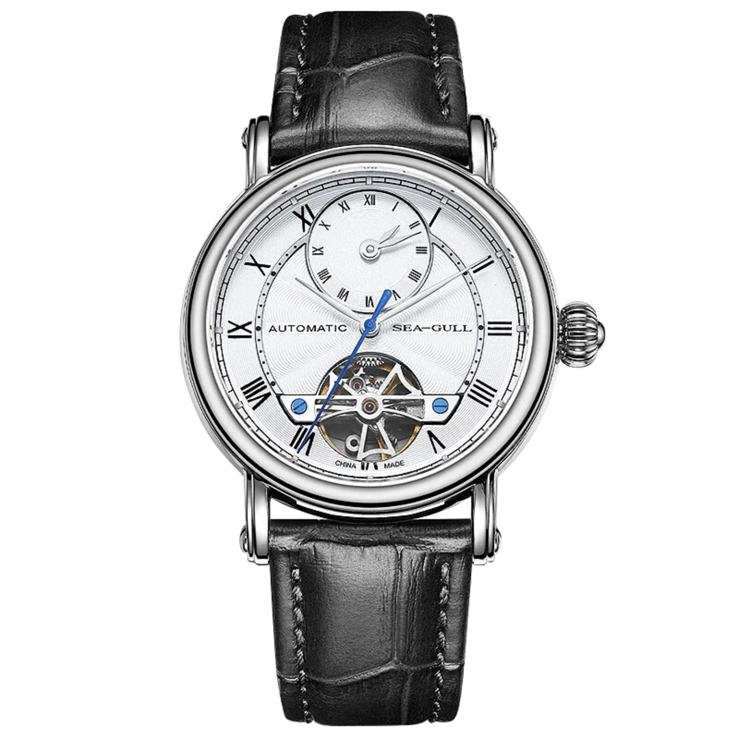 Relógio Seagull Watch Flywheel Mechanical Watch with Dual Time Zone 819.11.6041