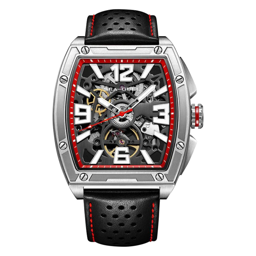 Relógio Seagull Watch Street Fighter Barrel Skeleton Sporty Watch 42*40mm 849.57.6166K