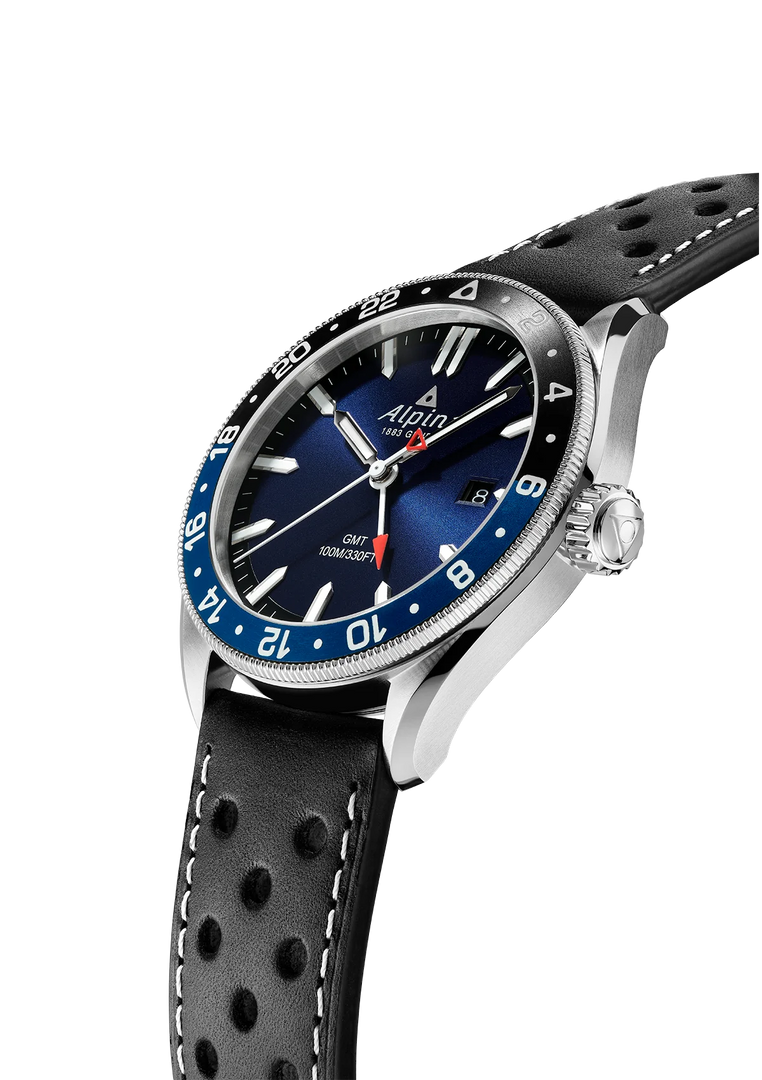 Relógio Alpina Alpiner GMT AL-247NB4E6 - Quartzo- 41mm - Pendulum Relojoaria