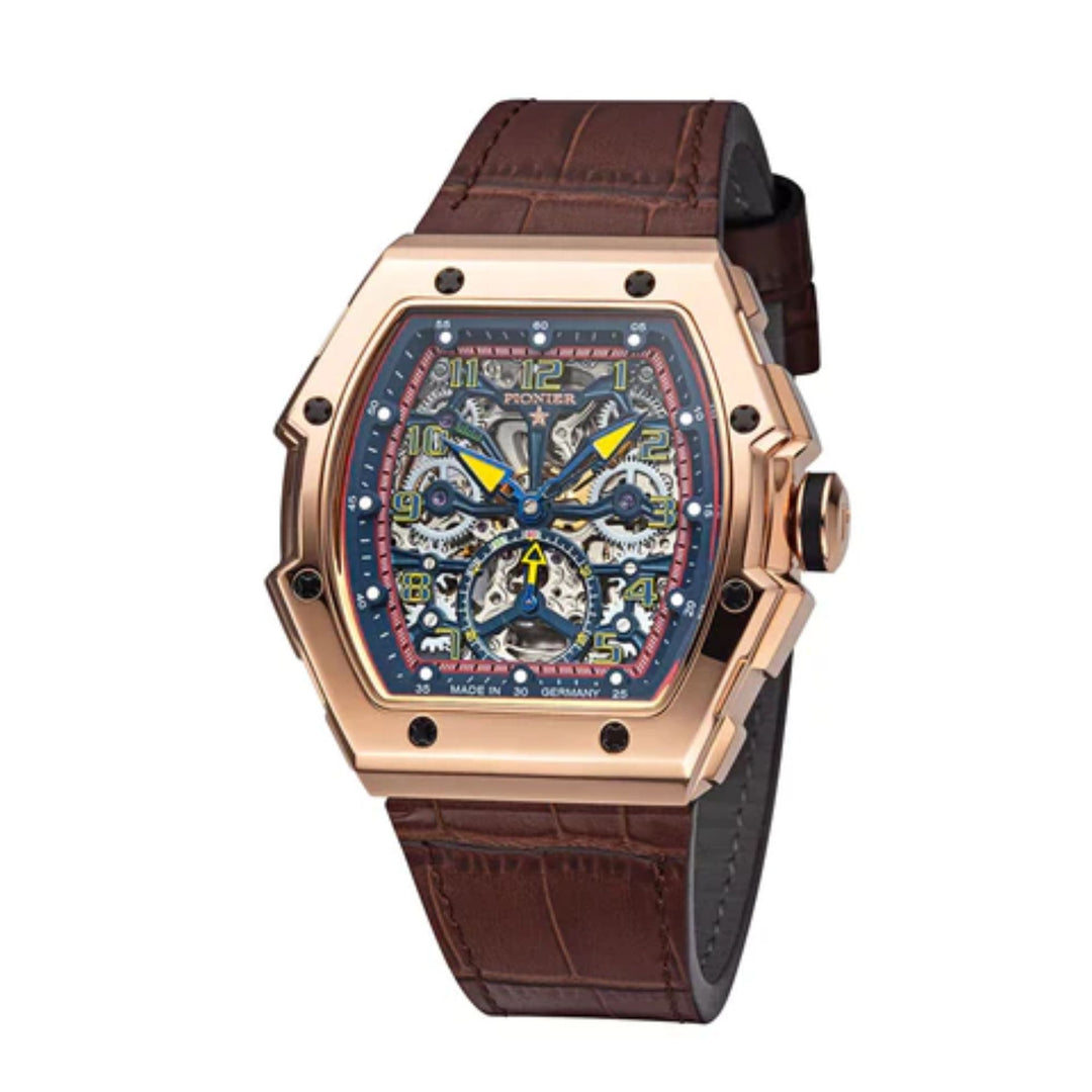 Relógio Tufina MILANO PIONIER GM-519-5 ROSE - Automático 46x48mm