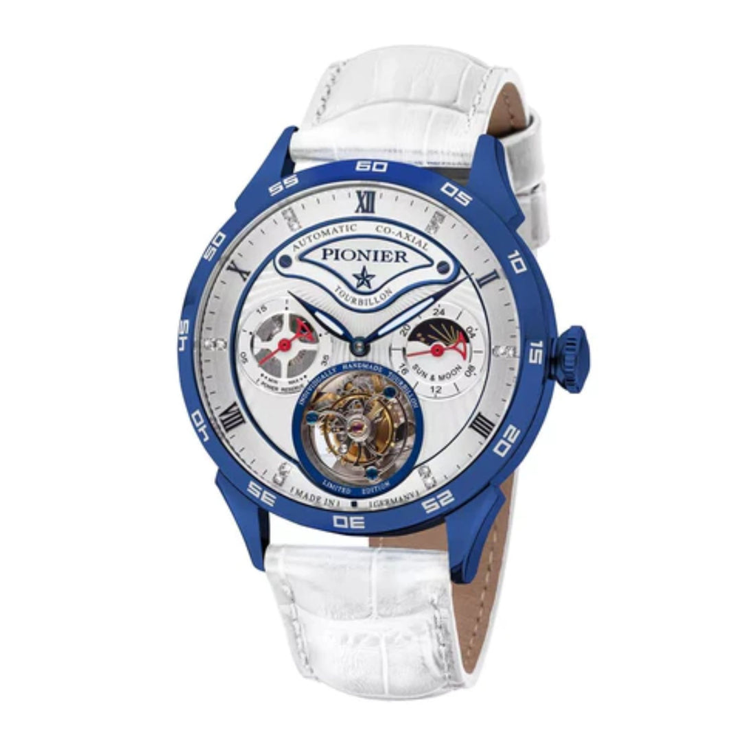 Relógio Tufina GENEVA TOURBILLON PIONIER GM-902-9 BLUE - Automático 44mm